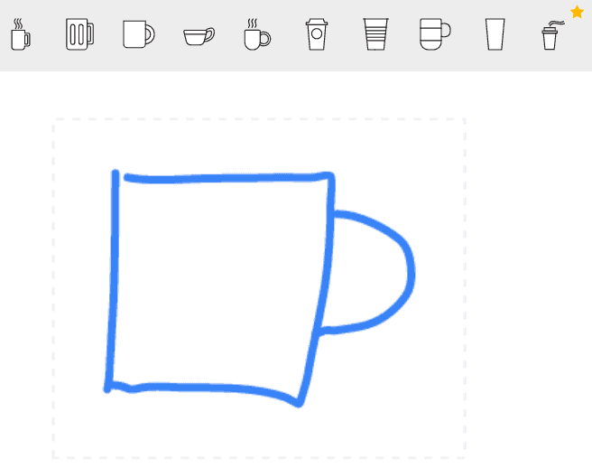 taza con autodraw