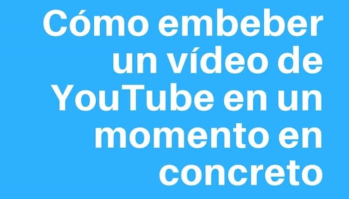 embed video parte