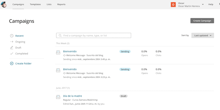 Como usar el autorespondedor Gratuito de Mailchimp