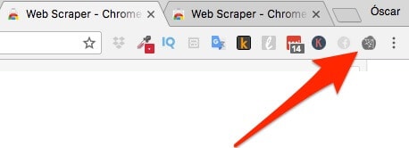 icono web scraper