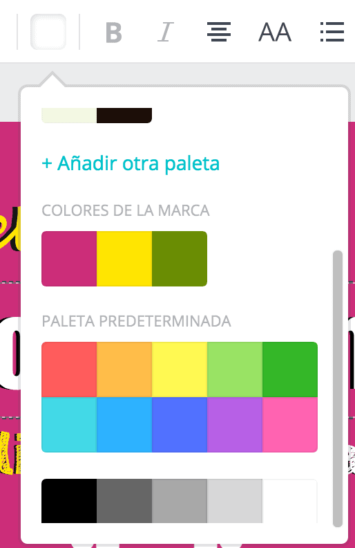 paleta colores marca