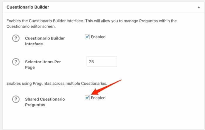 cuestionario builder learndash