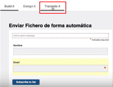 translate it mailchimp