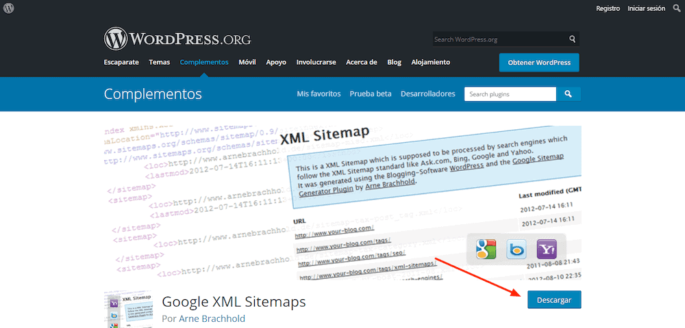 google xml sitemap