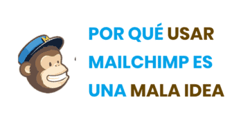 usar mailchimp mala idea