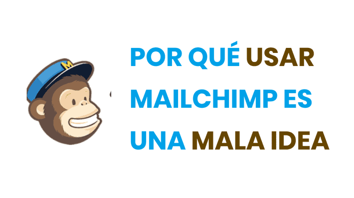 usar mailchimp mala idea