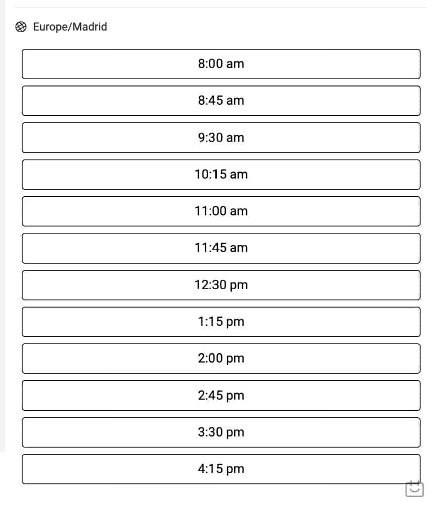 Hora Tidycal Hora Tidycal