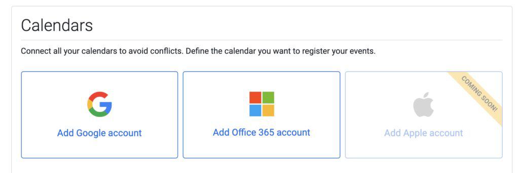 Integraciones Google Calendar Office 365 TidyCal