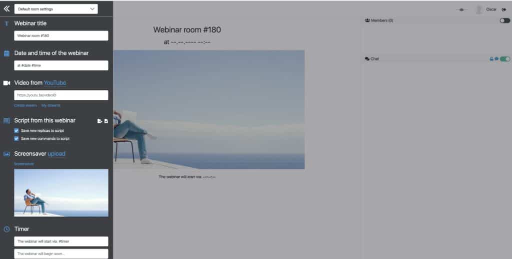 sala webinar influencersoft
