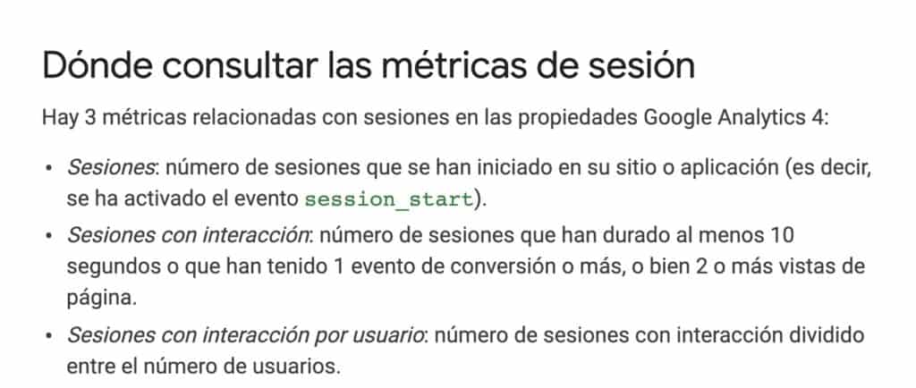 3 metricas de google analytics