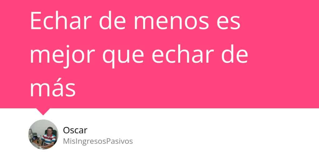 echar de menos