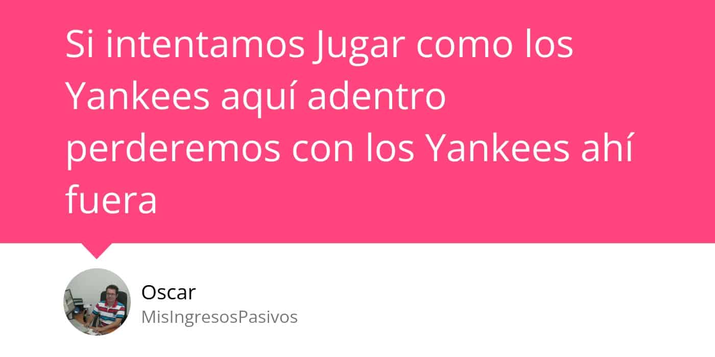 jugar como yankees