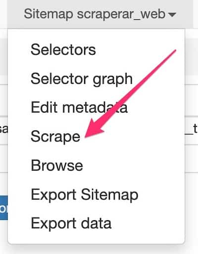 Scrapear Sitemap