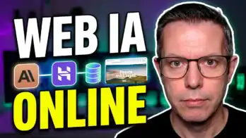 Web hecha con IA publicada en Hostinger: de la IA a la base de datos y a la web online